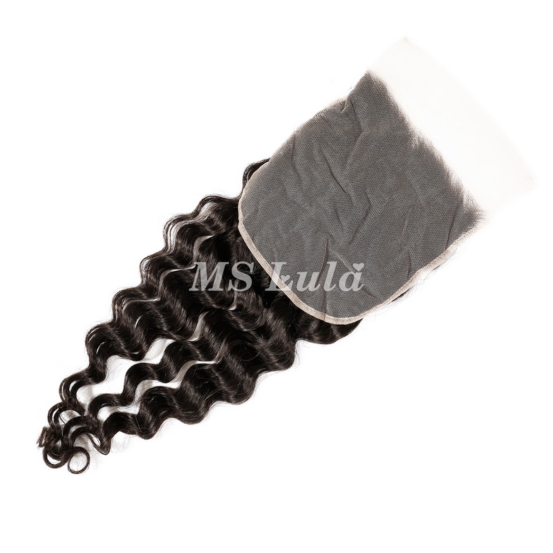 Virgin Hair Loose Deep 4x4 5x5 6x6 7x7 Transparent Lace Closure - 图片 5